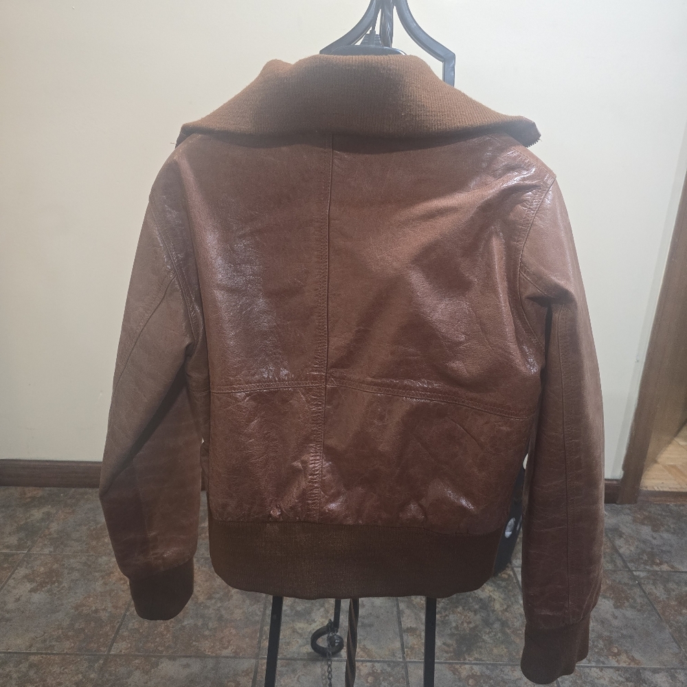 Brown Leather Jacket Used Good
